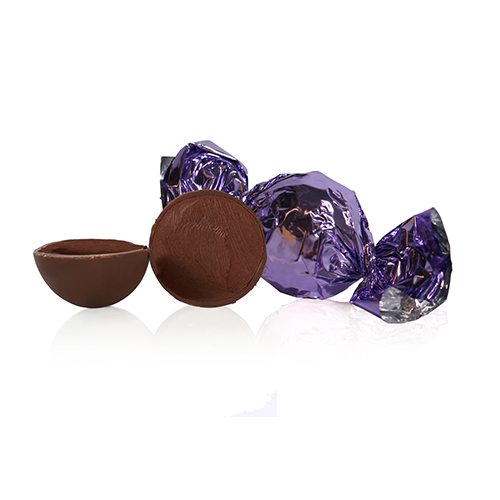 Billede af Fyldte chokoladekugler m/ mørk chokoladeganache - Lavendel - 1 kg