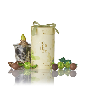 Cocoture fyldte chokoladekugler i gult Cocoture gaverør - 250g