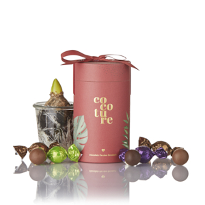 Cocoture fyldte chokoladekugler i rødt Cocoture gaverør - 250g