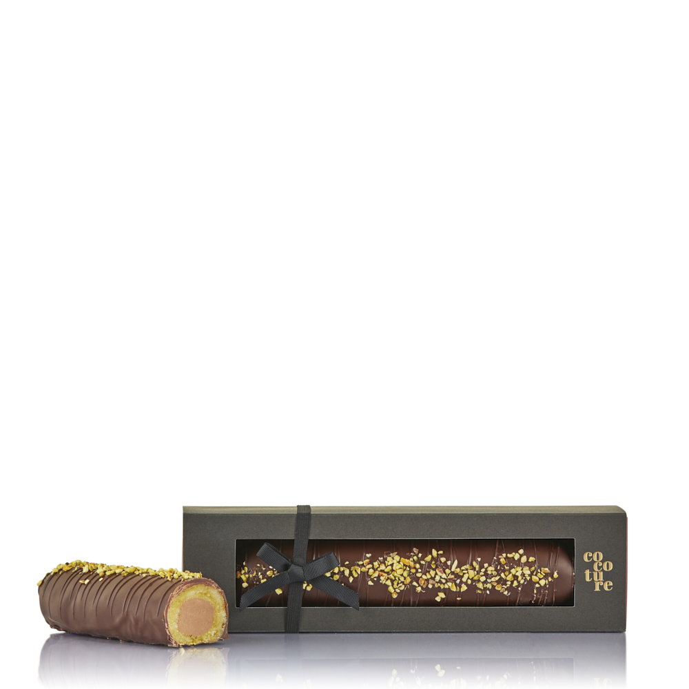 Cocoture “Dubai” marcipanbrød med pistacie og nougatkerne – 500g