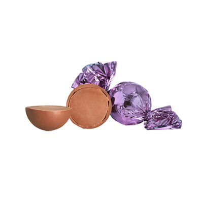 Fyldte chokoladekugler m/gianduiotto - Lavendel - 1 kg
