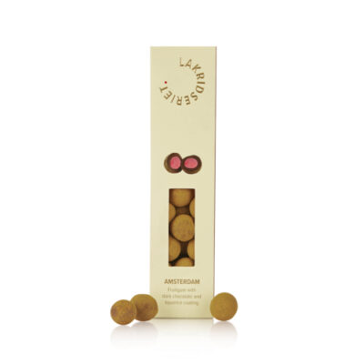 Lakridseriet - Amsterdam - hindbærvingummi med mørk chokolade og lakrids - 170g