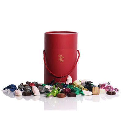 Cocoture fyldte chokoladekugler, konfekt/marcipanstykker og juleskum - 1kg