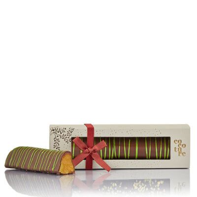 "Dubai" marcipanbrød med pistacie i grå Cocoture æske - 160g