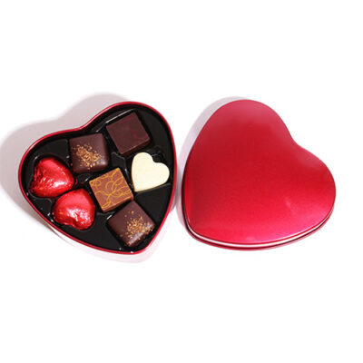 Hjerte-chokoladeæske - 80 g