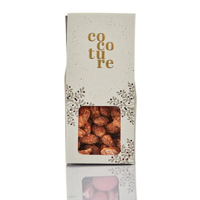 Brændte mandler i grå Cocoture æske - 90g